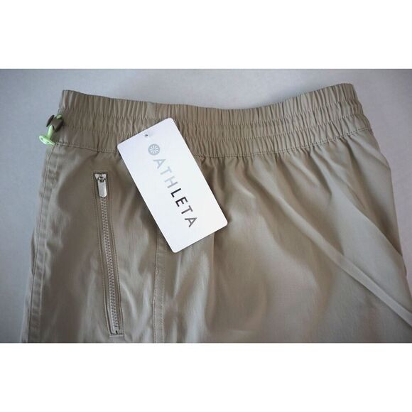 Athleta 463948-00-2 Women's Sz M Oak/Beige Cascade Cargo Poplin Pants - Picture 5 of 13
